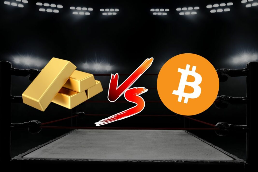 Bras de fer ardent entre le Bitcoin et l’or! Qui gagnera le titre de valeur refuge en 2023 - canva