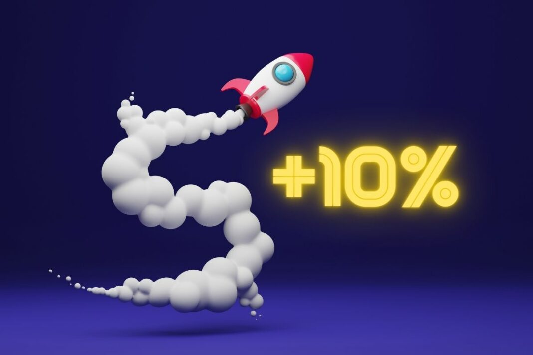 Bitcoin s'envole de 10% et les marchés cryptographiques enflamment les investisseurs - canva