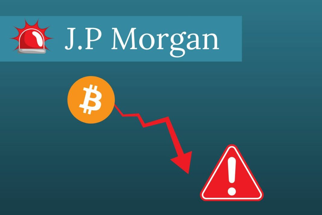 JPMorgan sonne l'alarme sur la possible chute imminente du Bitcoin - CANVA